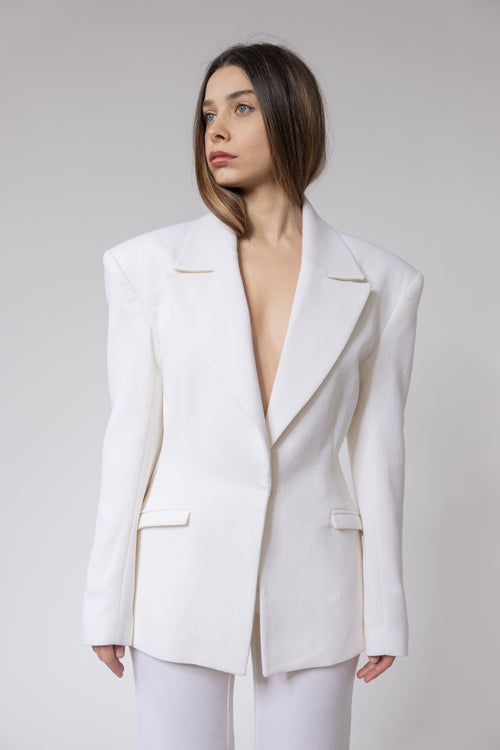 The Editor Blazer Wool Set