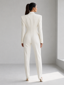 Pure Wool Suit Jumpsuit