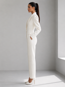 Pure Wool Suit Jumpsuit