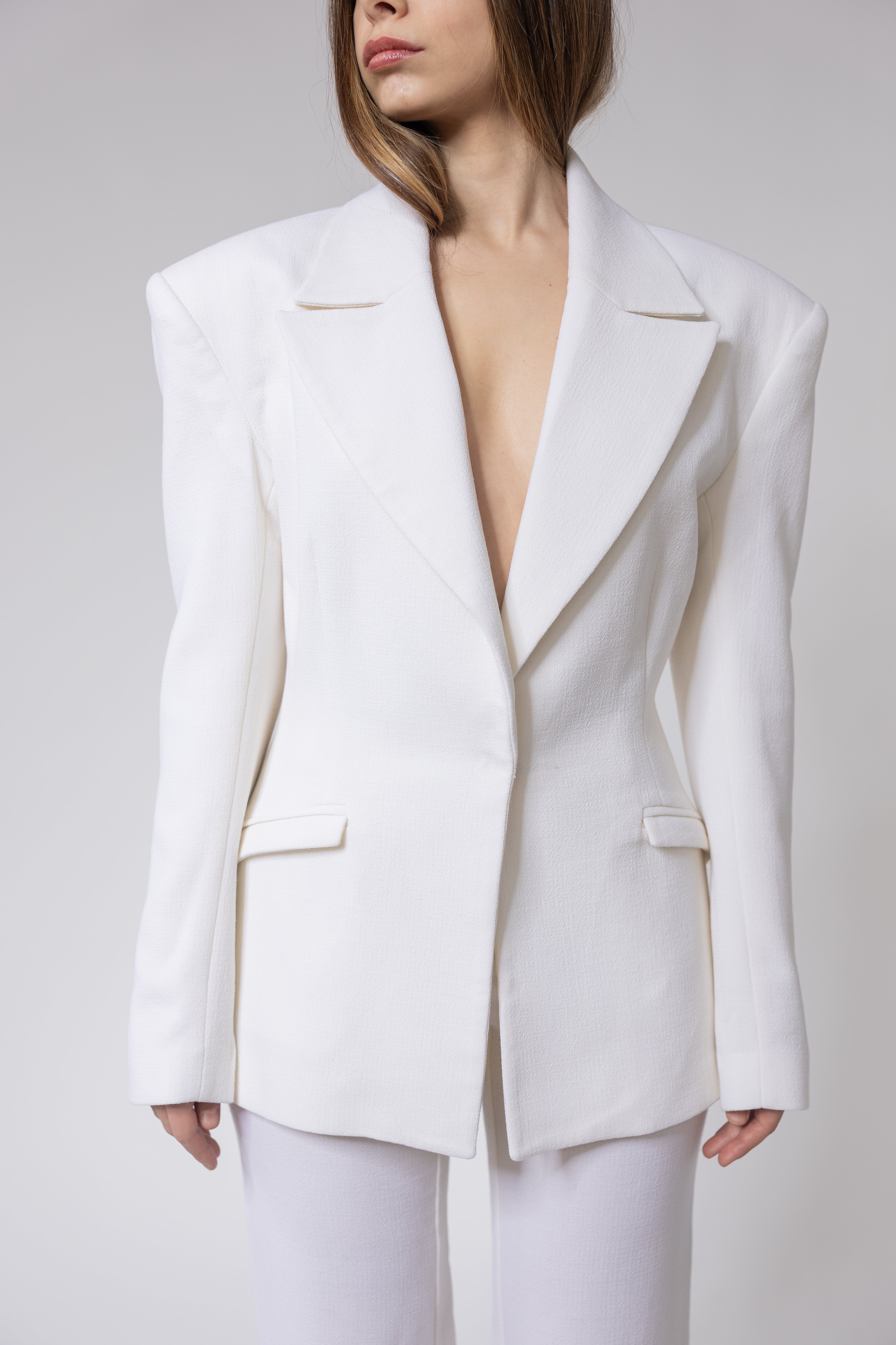 The Editor Blazer Wool Set